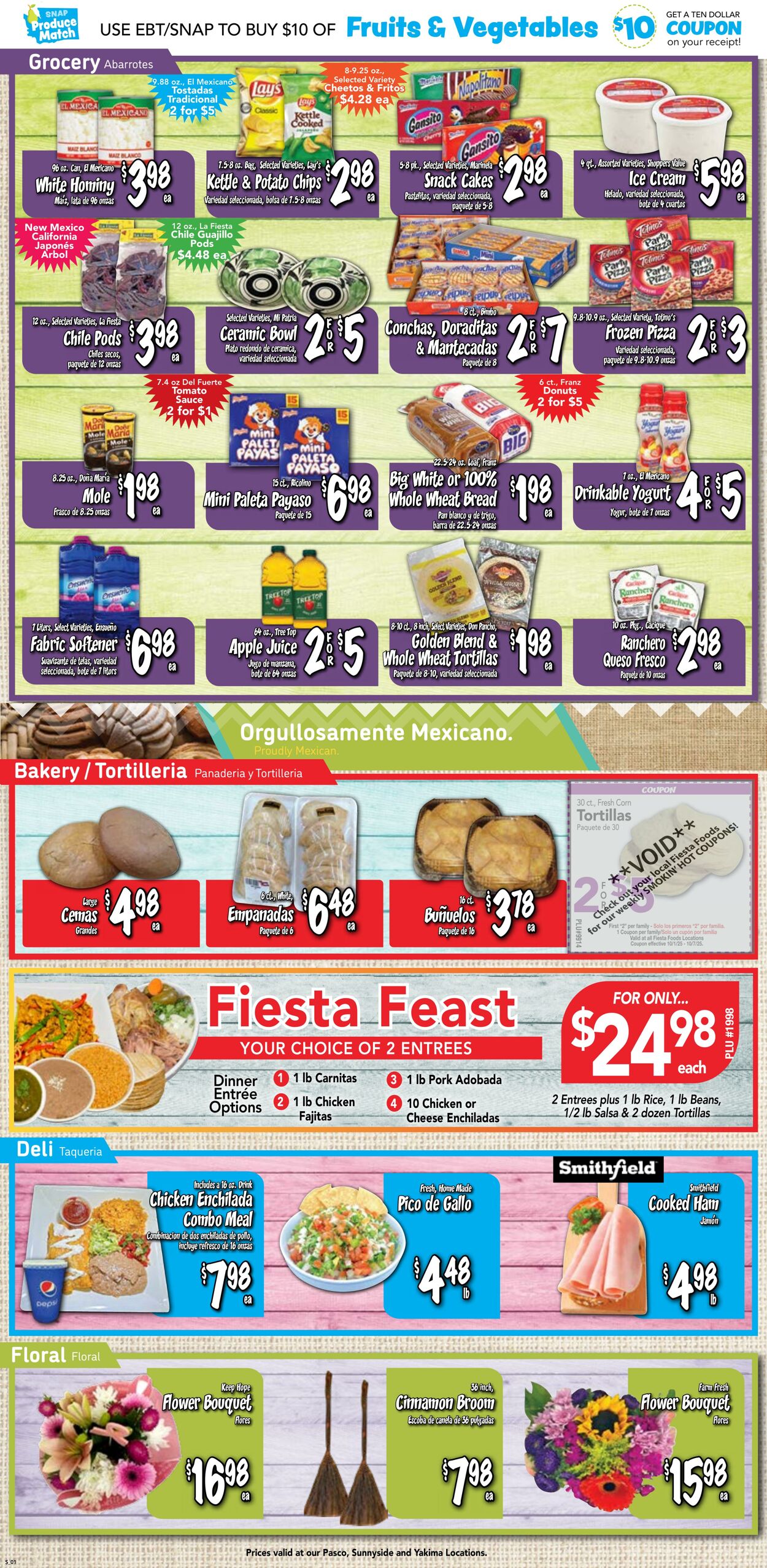 Weekly ad Fiesta Foods 10/01/2025 - 10/07/2025