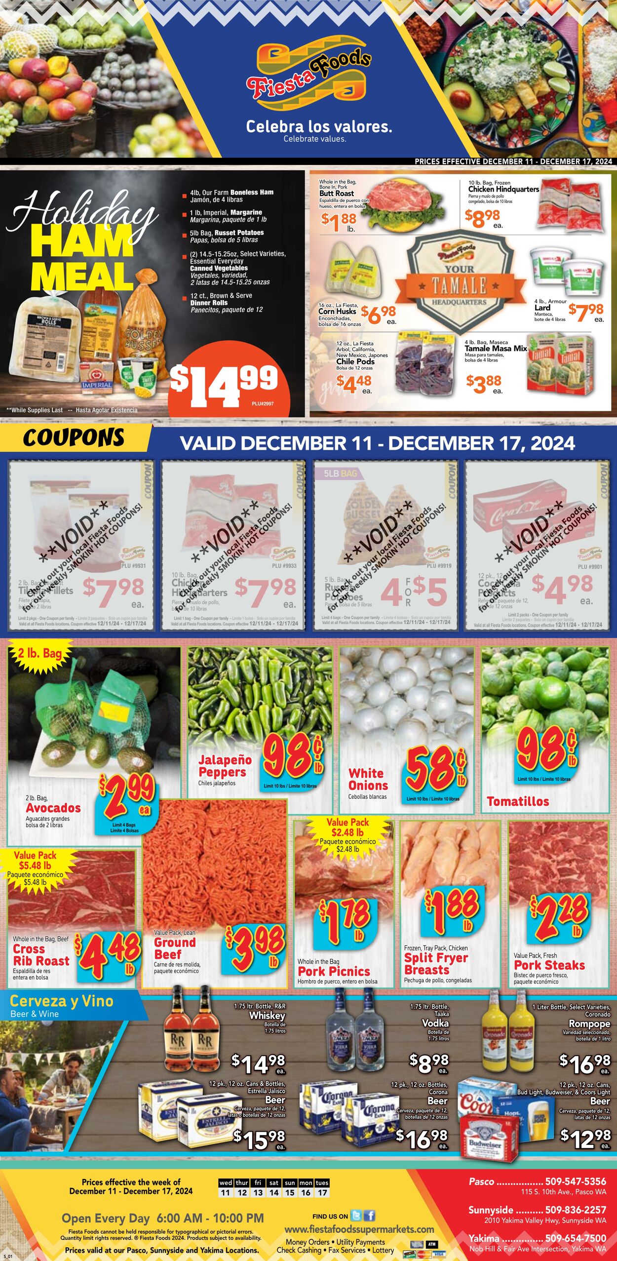 Weekly ad Fiesta Foods 12/11/2024 - 12/17/2024