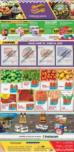 Weekly ad Fiesta Foods 06/18/2025 - 06/24/2025