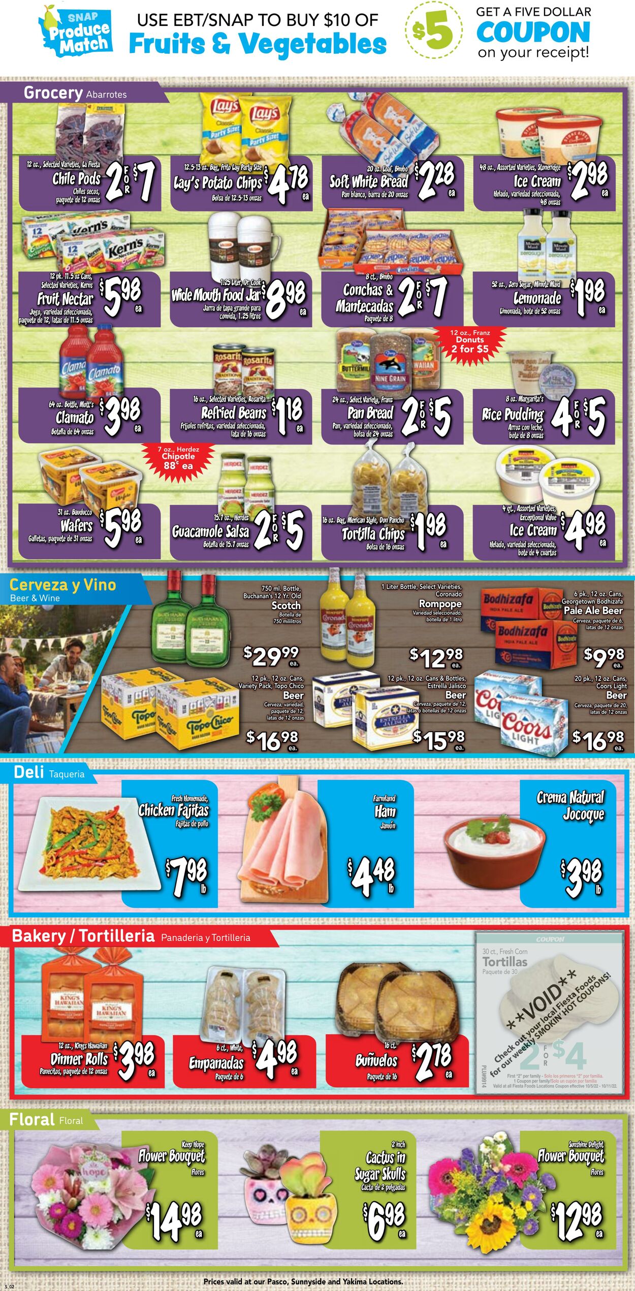 Weekly ad Fiesta Foods 10/05/2022 - 10/11/2022
