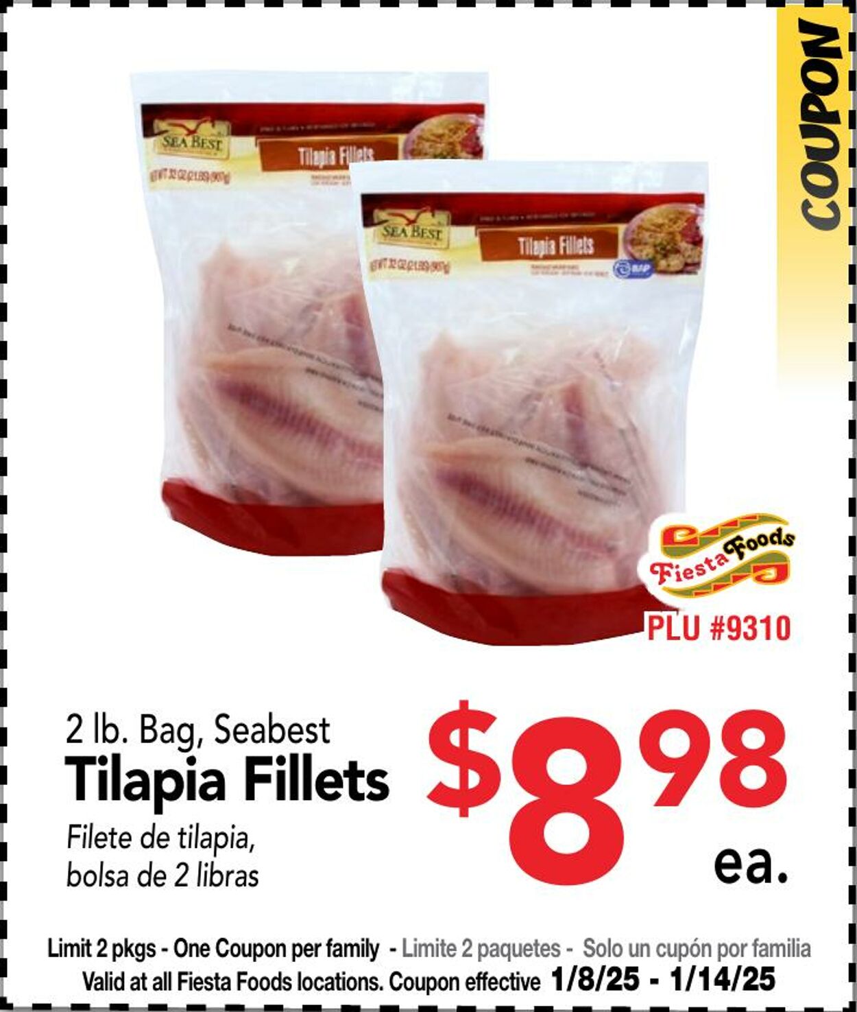 Weekly ad Fiesta Foods 01/08/2025 - 01/14/2025