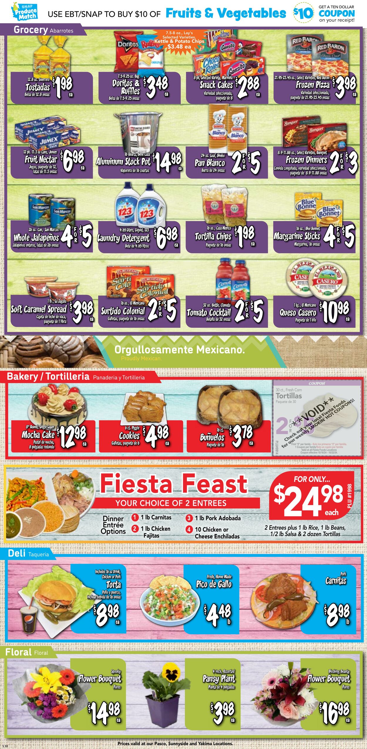 Weekly ad Fiesta Foods 10/16/2024 - 10/22/2024