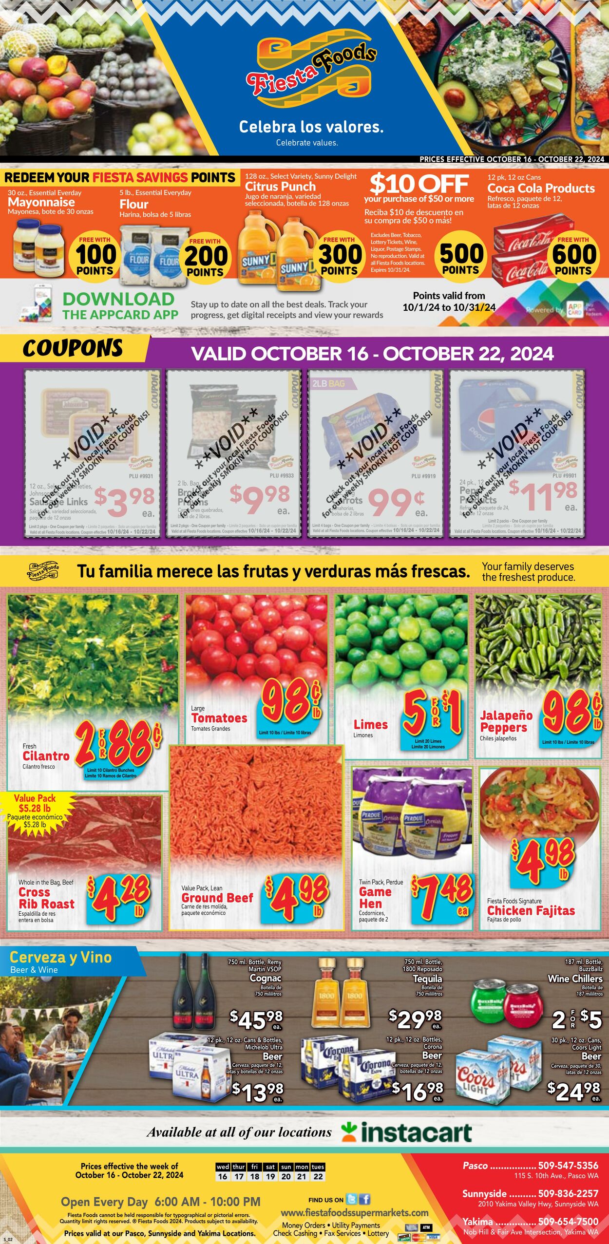 Weekly ad Fiesta Foods 10/16/2024 - 10/22/2024