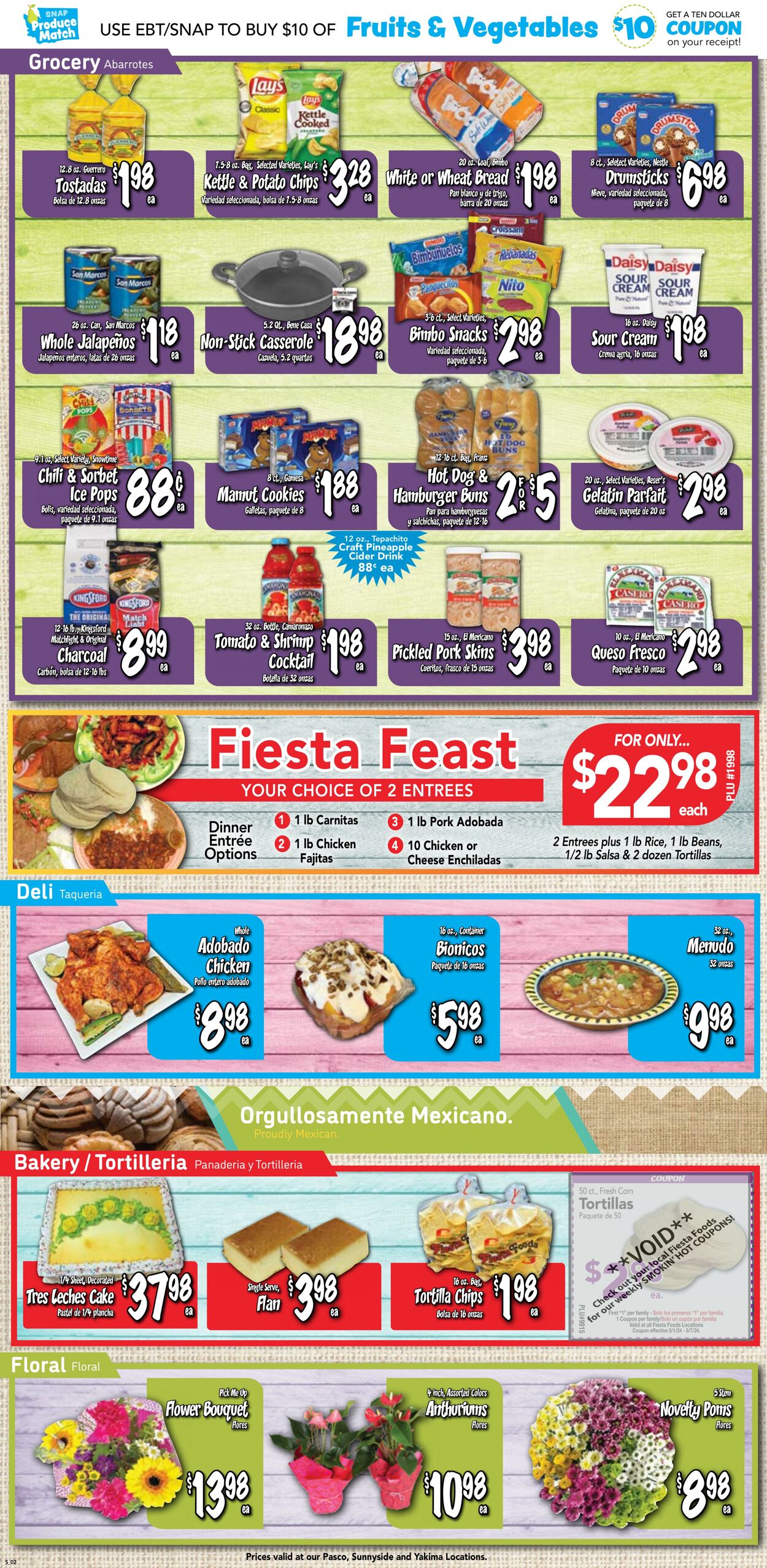 Weekly ad Fiesta Foods 05/01/2024 - 05/07/2024