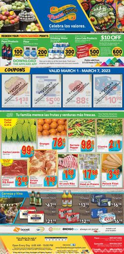 Weekly ad Fiesta Foods 03/01/2023 - 03/07/2023