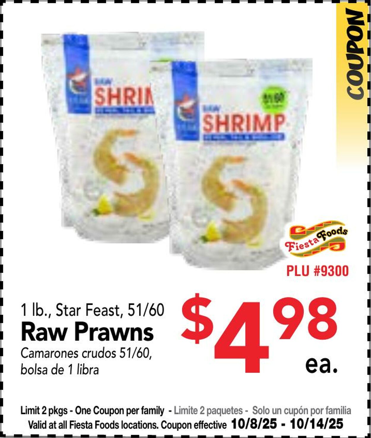 Weekly ad Fiesta Foods 10/08/2025 - 10/14/2025