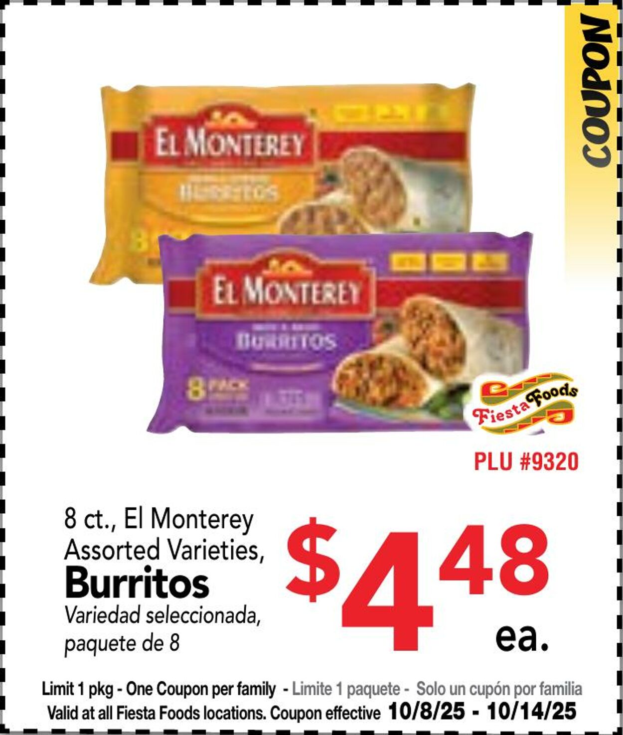 Weekly ad Fiesta Foods 10/08/2025 - 10/14/2025