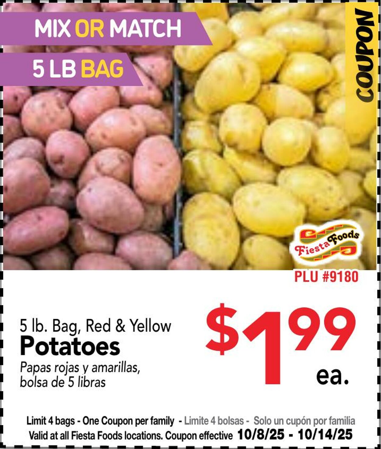Weekly ad Fiesta Foods 10/08/2025 - 10/14/2025