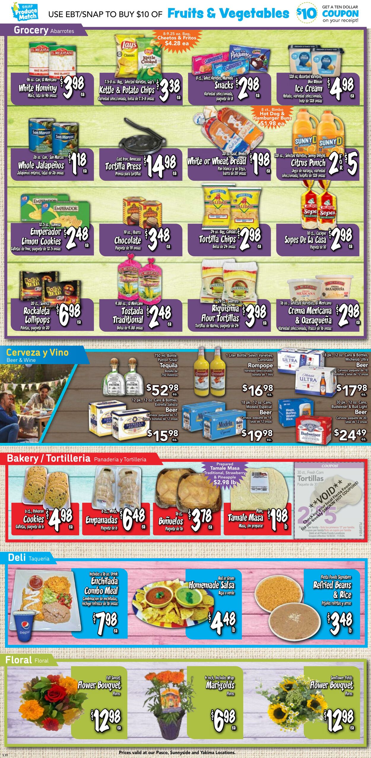 Weekly ad Fiesta Foods 10/30/2024 - 11/05/2024