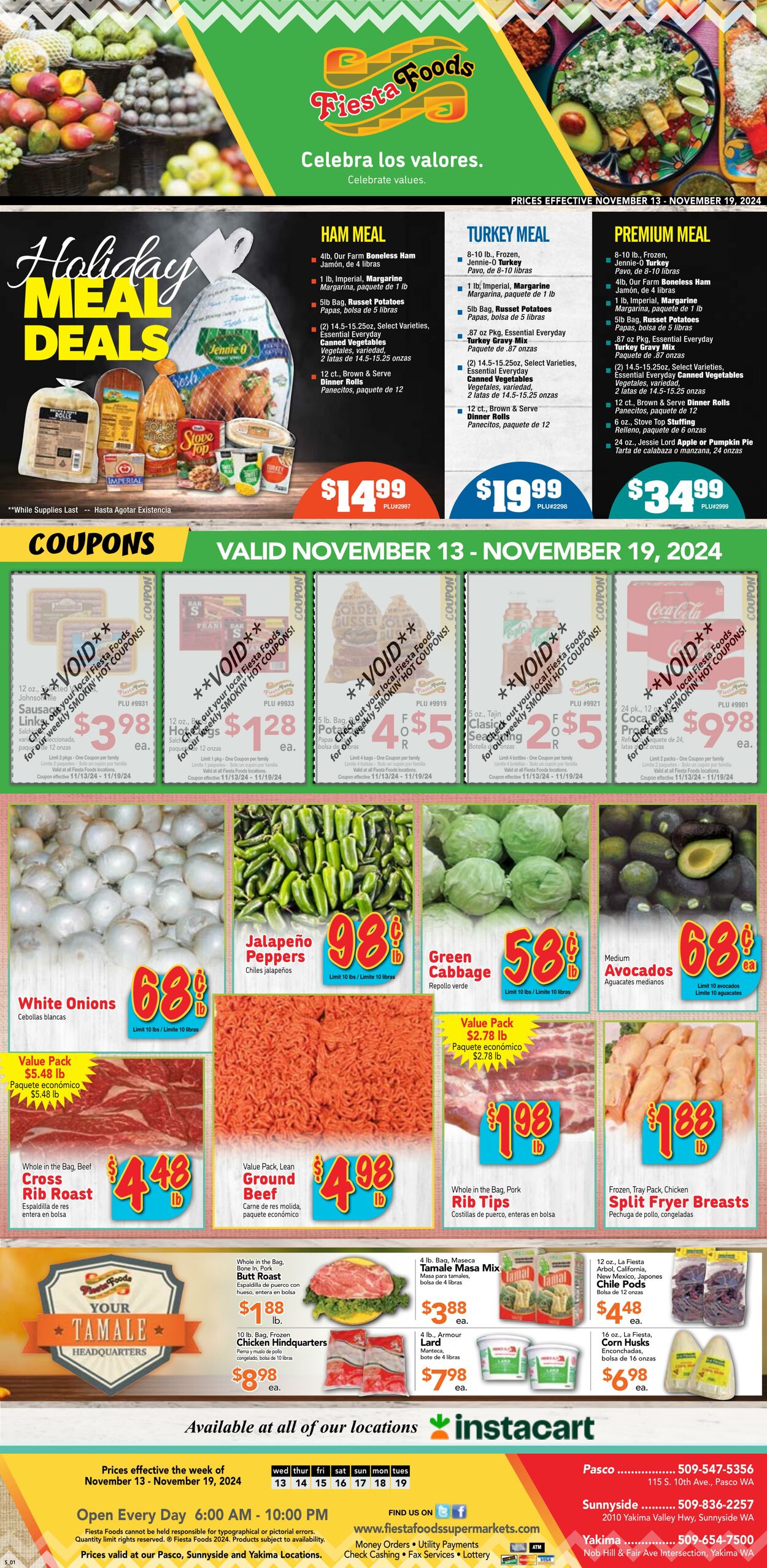 Weekly ad Fiesta Foods 11/13/2024 - 11/19/2024