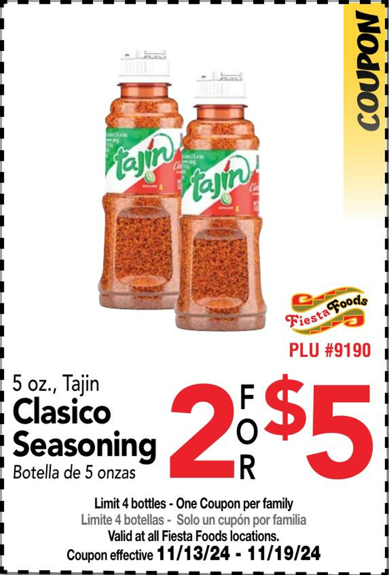 Weekly ad Fiesta Foods 11/13/2024 - 11/19/2024