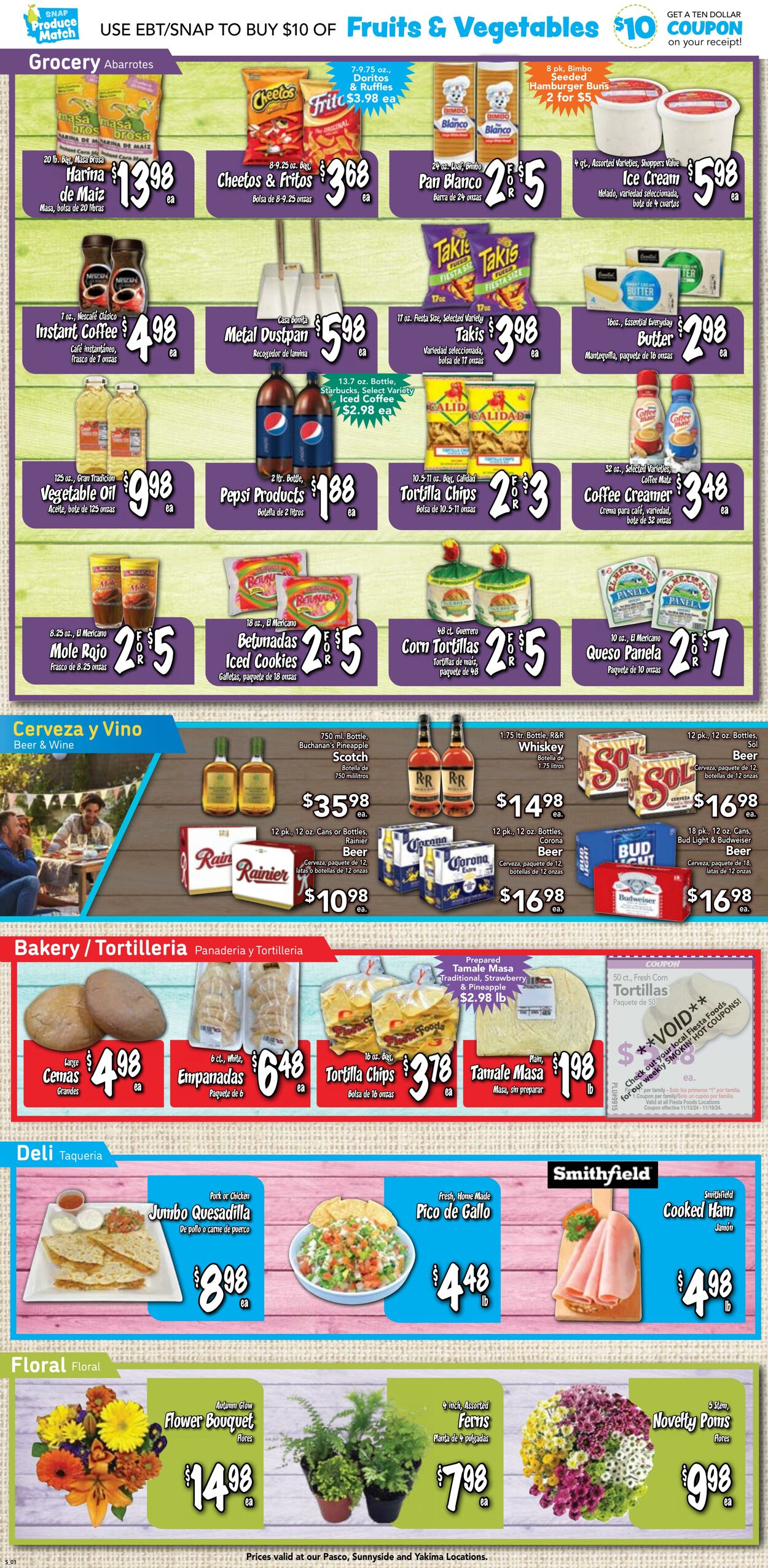 Weekly ad Fiesta Foods 11/13/2024 - 11/19/2024