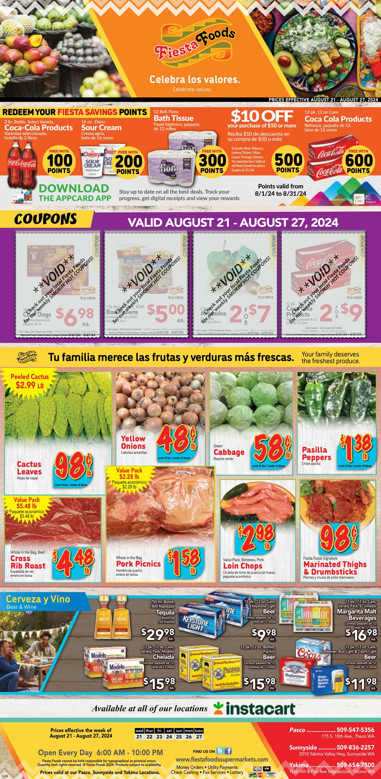 Weekly ad Fiesta Foods 08/21/2024 - 08/27/2024