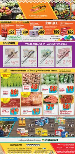 Weekly ad Fiesta Foods 09/04/2024 - 09/10/2024