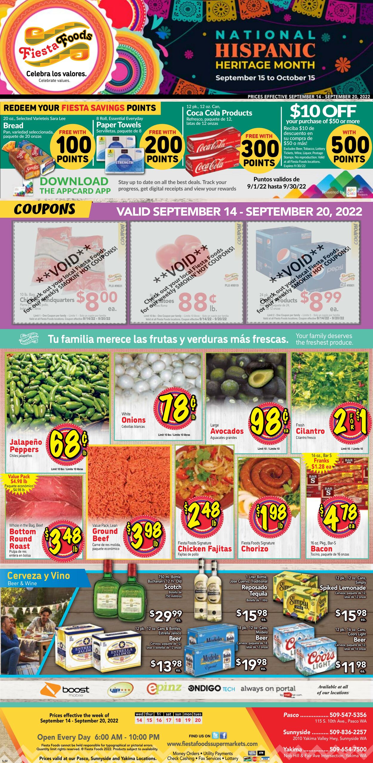 Weekly ad Fiesta Foods 09/14/2022 - 09/22/2022