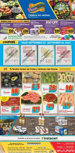 Weekly ad Fiesta Foods 09/20/2023 - 09/26/2023