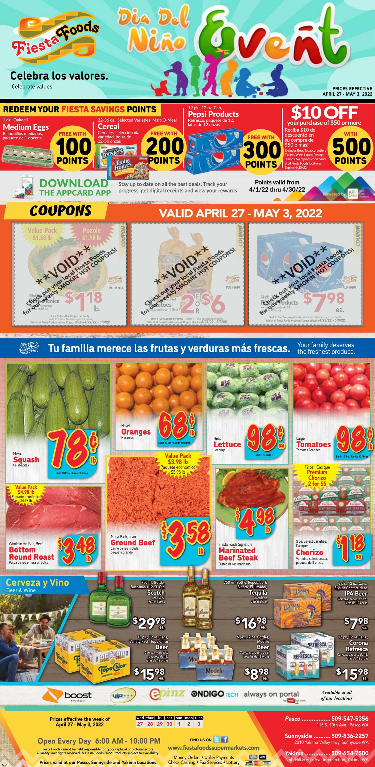 Weekly ad Fiesta Foods 04/27/2022 - 05/03/2022