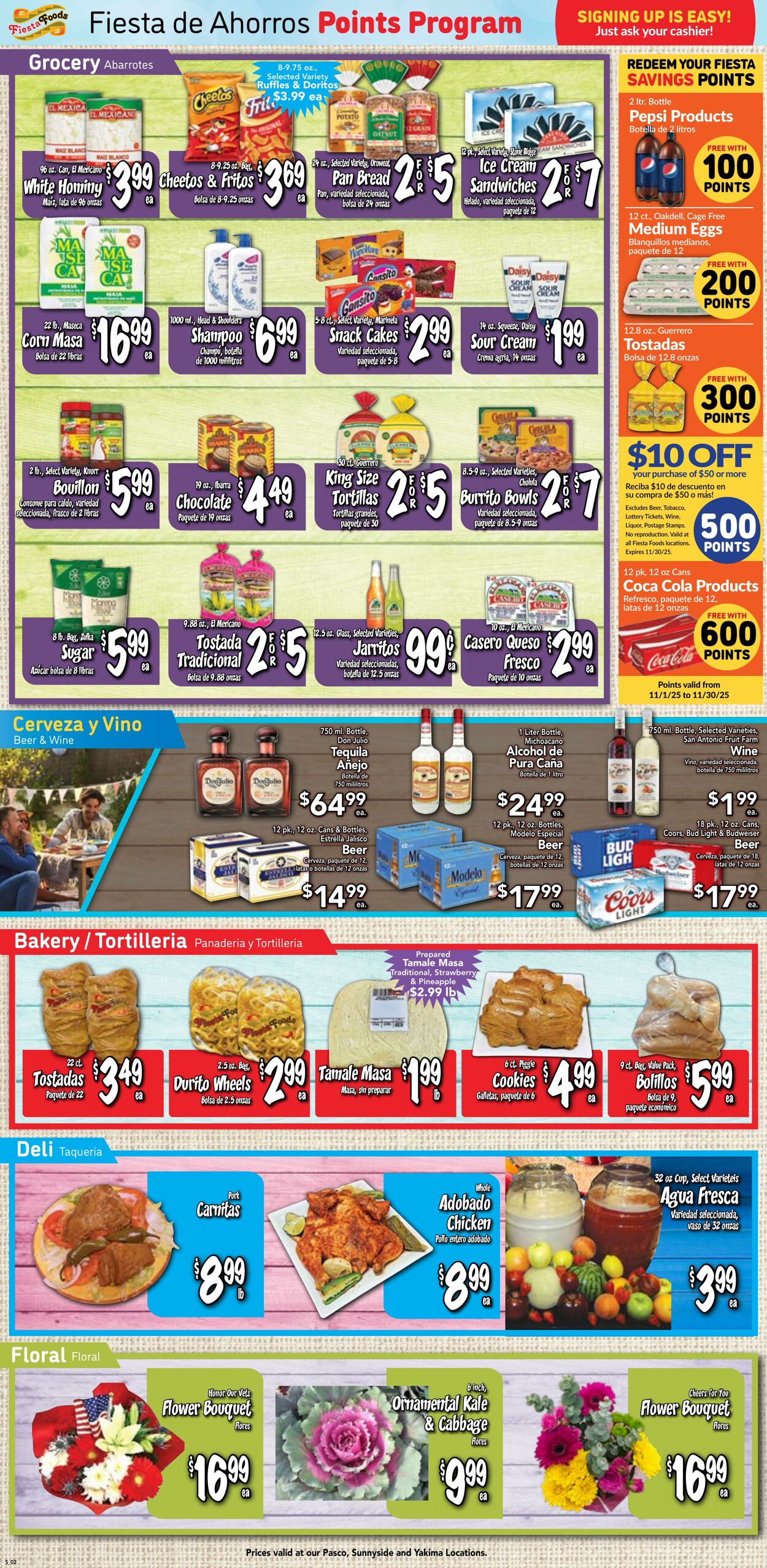 Weekly ad Fiesta Foods 11/05/2025 - 11/11/2025