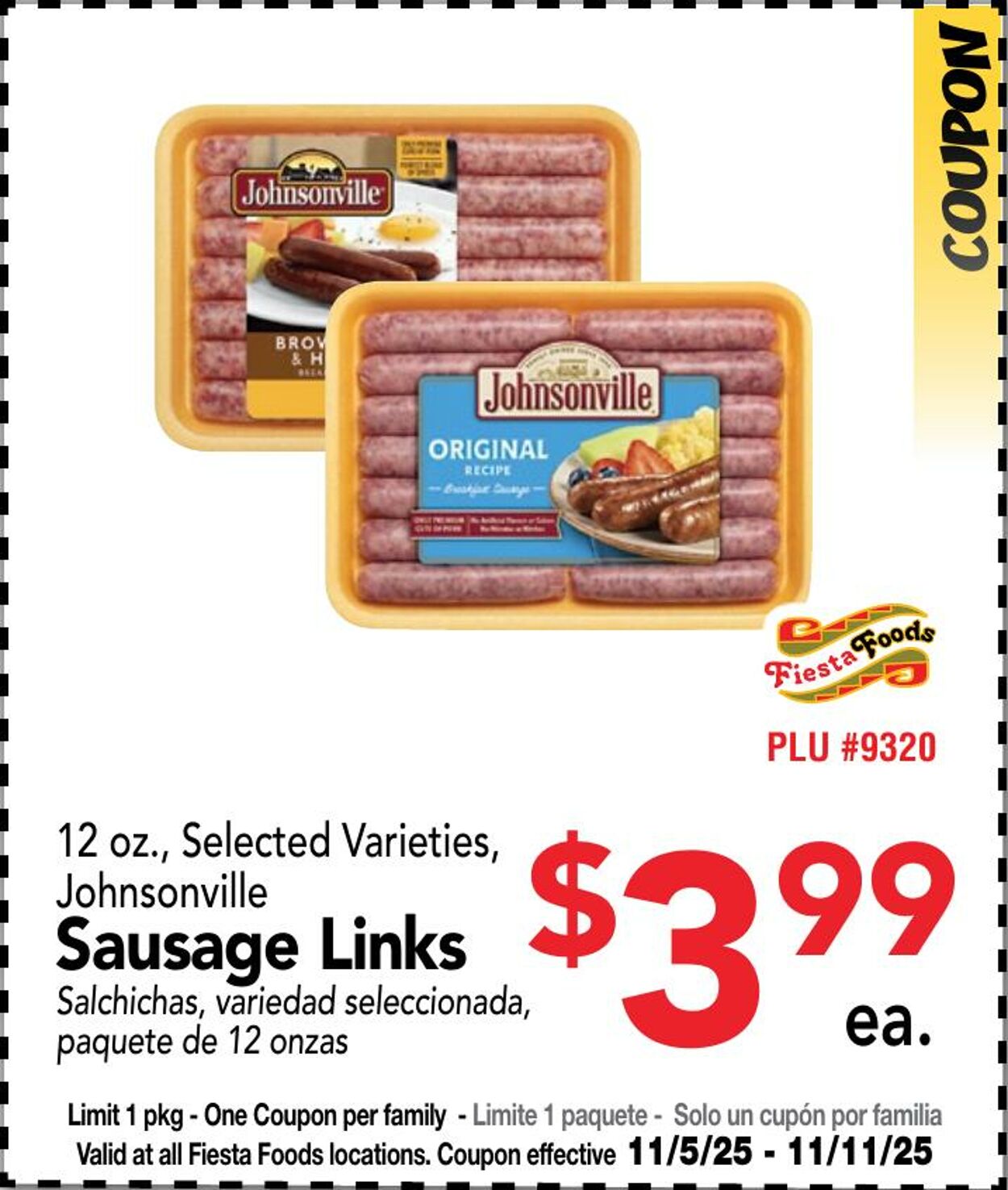 Weekly ad Fiesta Foods 11/05/2025 - 11/11/2025