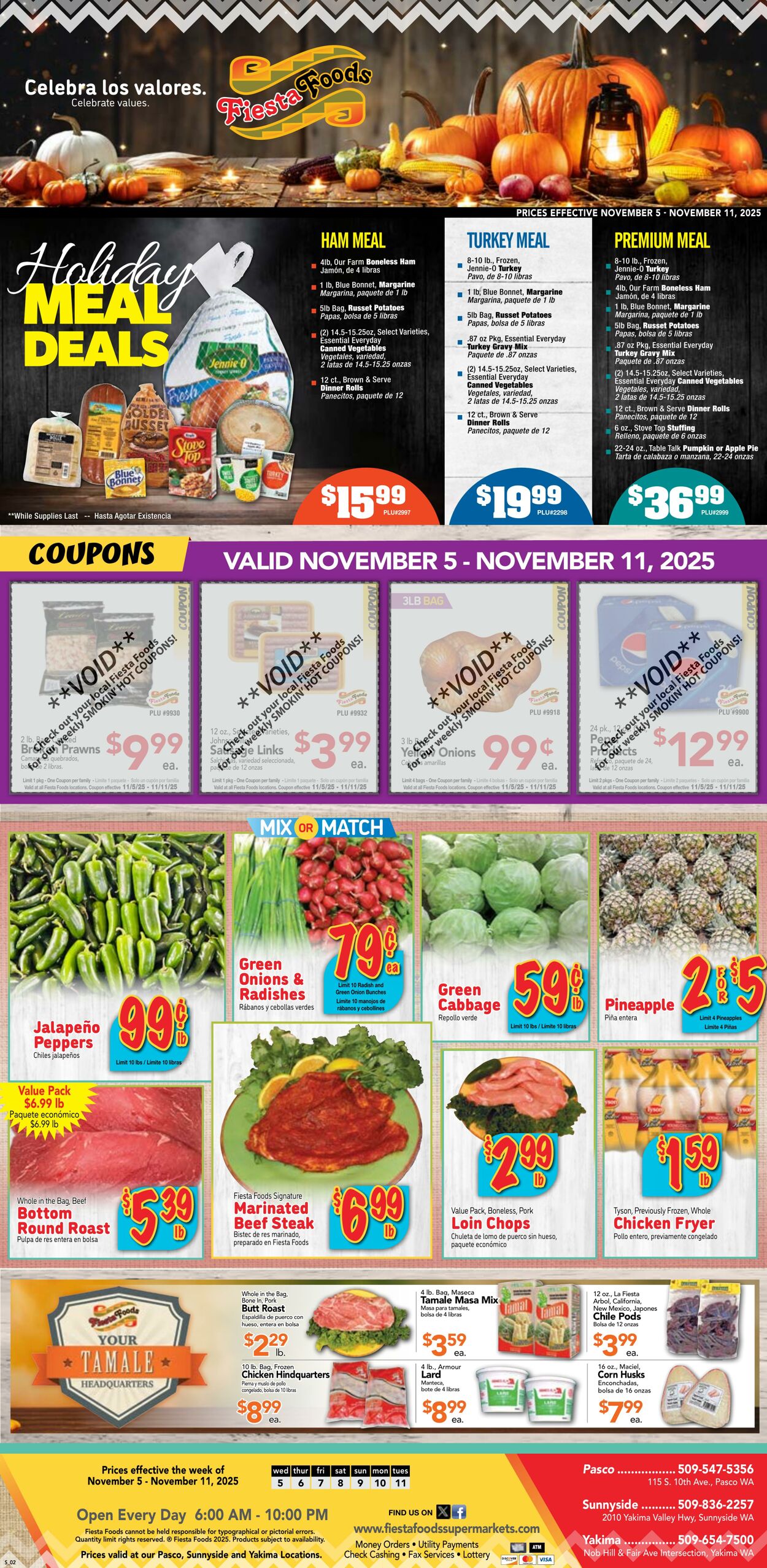 Weekly ad Fiesta Foods 11/05/2025 - 11/11/2025