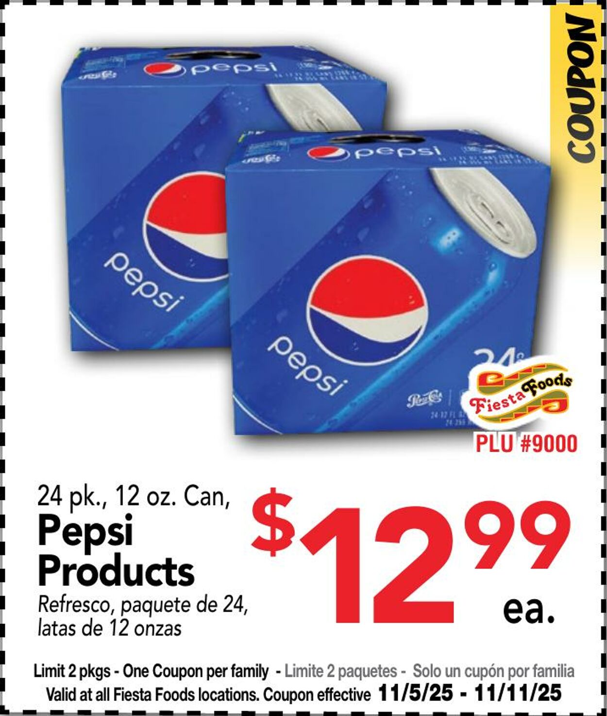 Weekly ad Fiesta Foods 11/05/2025 - 11/11/2025