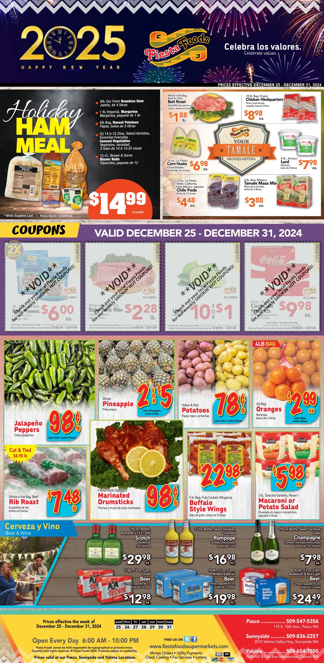 Weekly ad Fiesta Foods 12/25/2024 - 12/31/2024