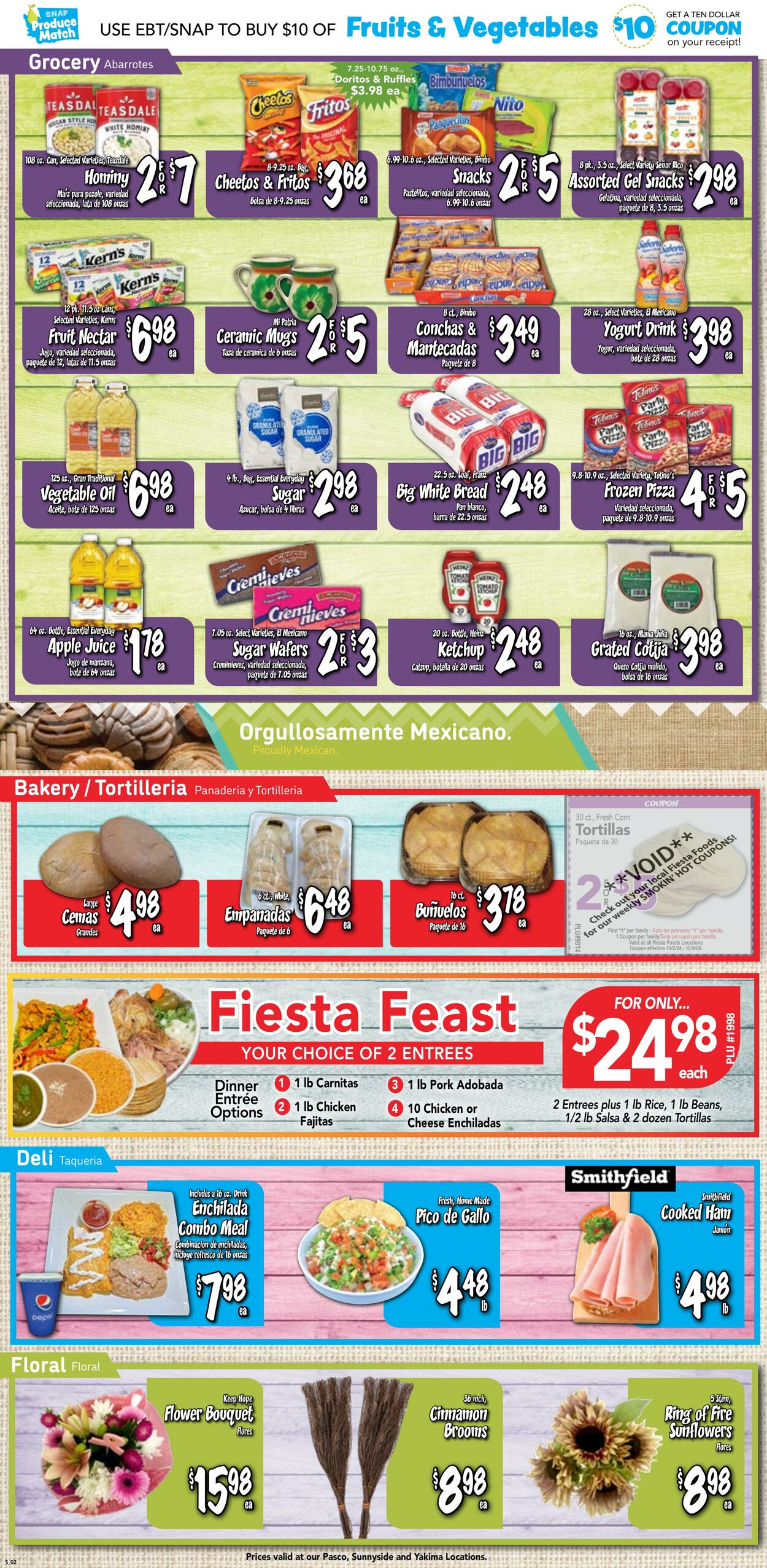 Weekly ad Fiesta Foods 10/02/2024 - 10/08/2024