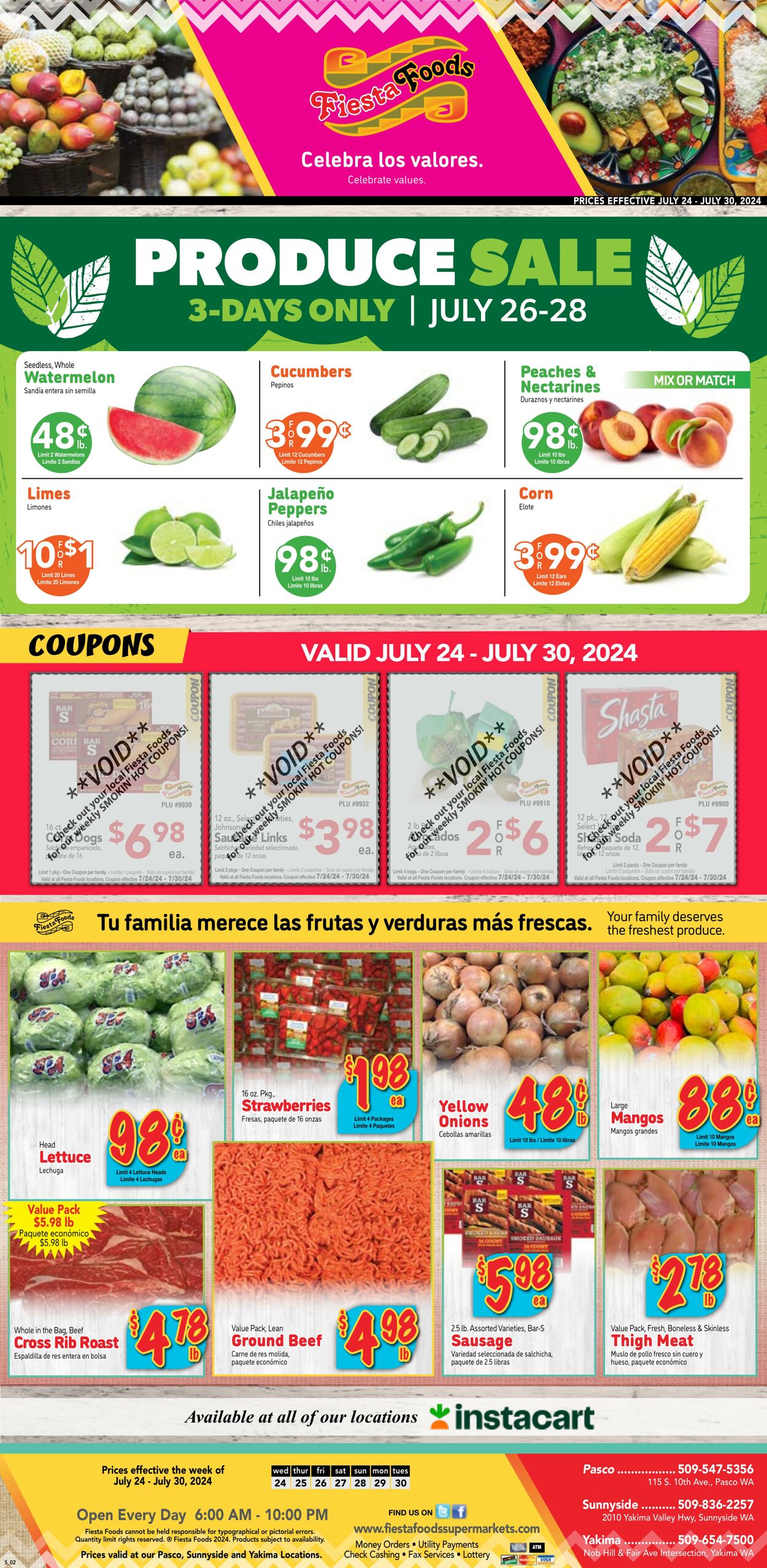 Weekly ad Fiesta Foods 07/24/2024 - 07/30/2024