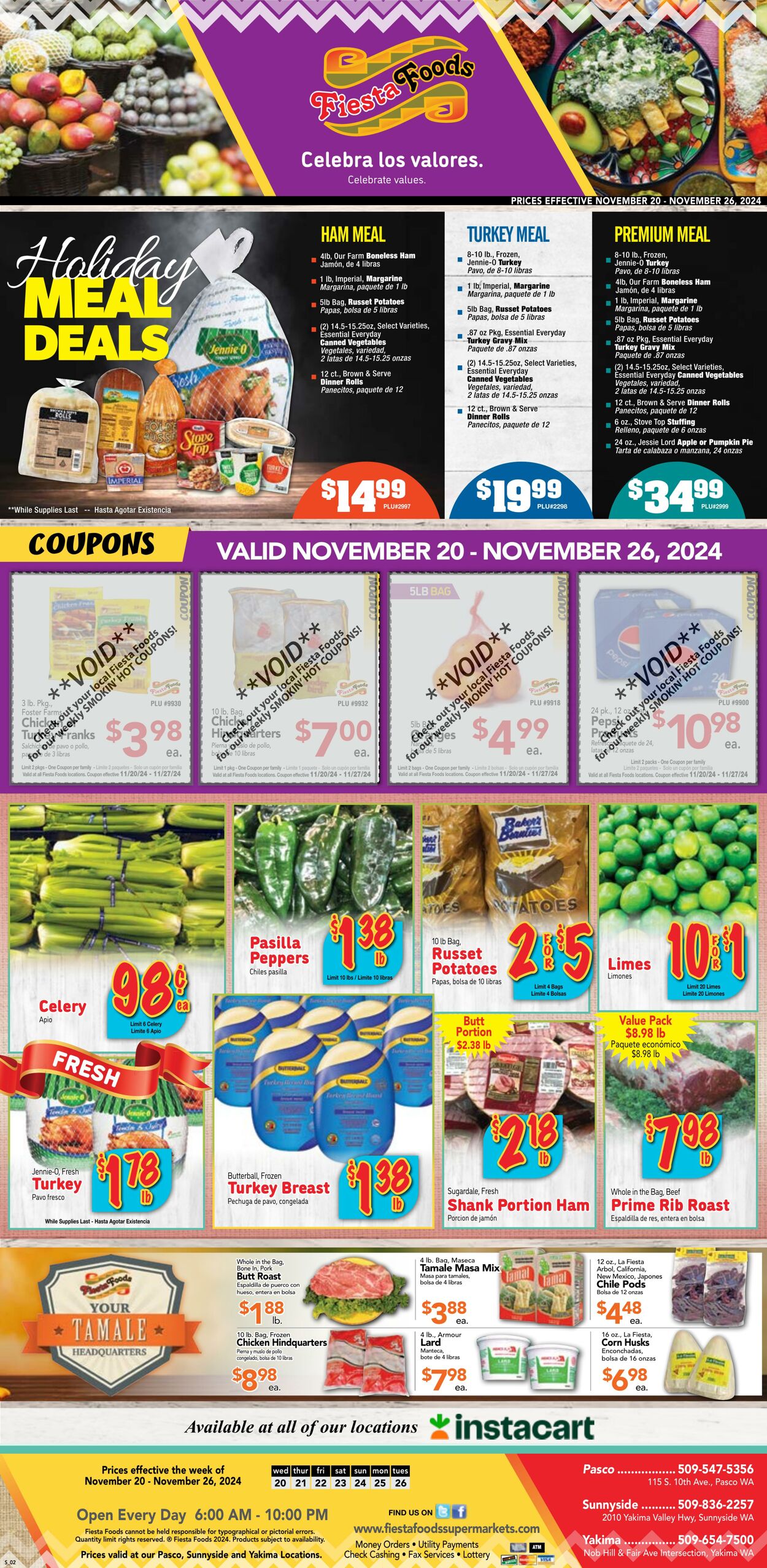 Weekly ad Fiesta Foods 11/20/2024 - 11/26/2024