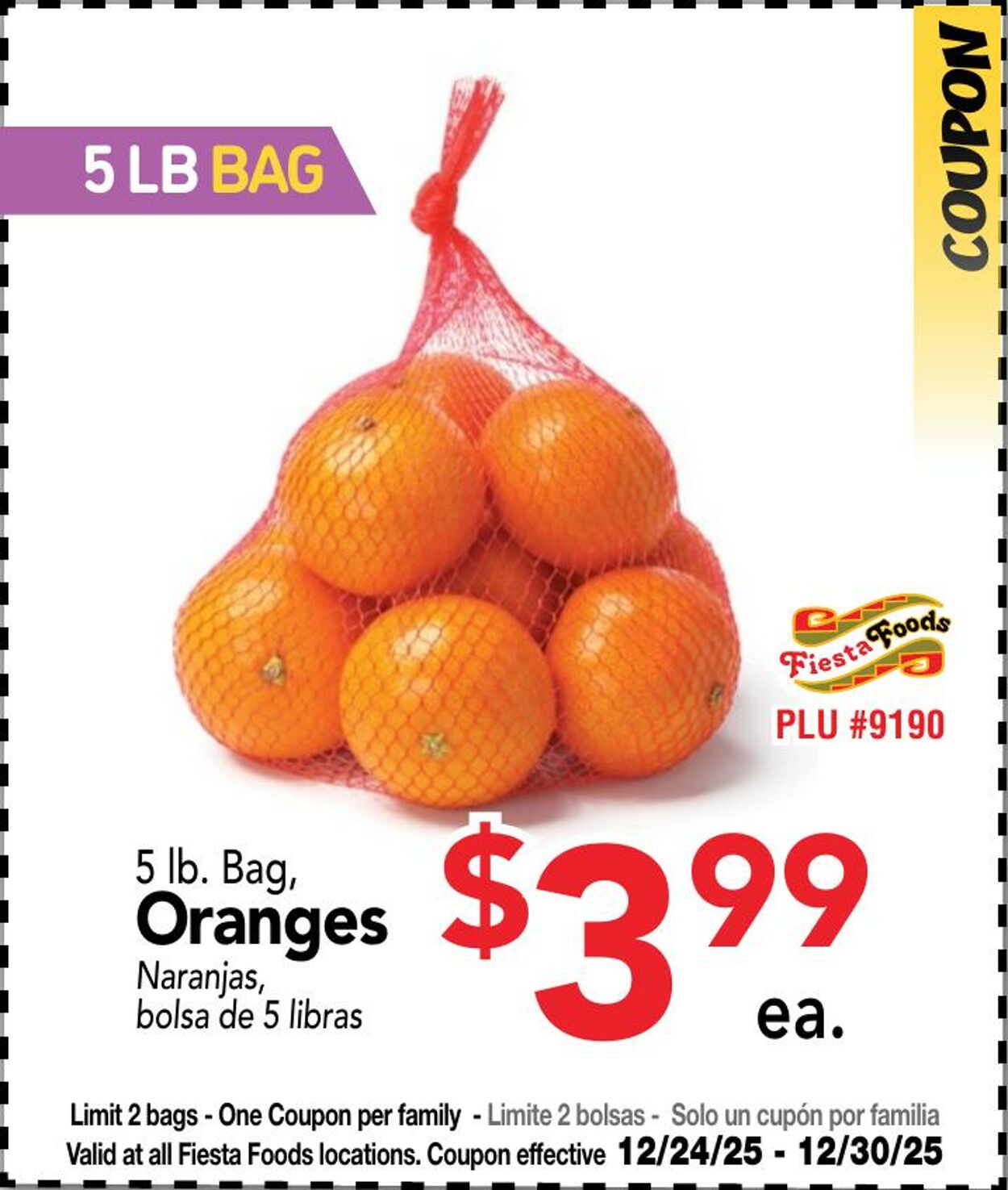Weekly ad Fiesta Foods 12/24/2025 - 12/30/2025