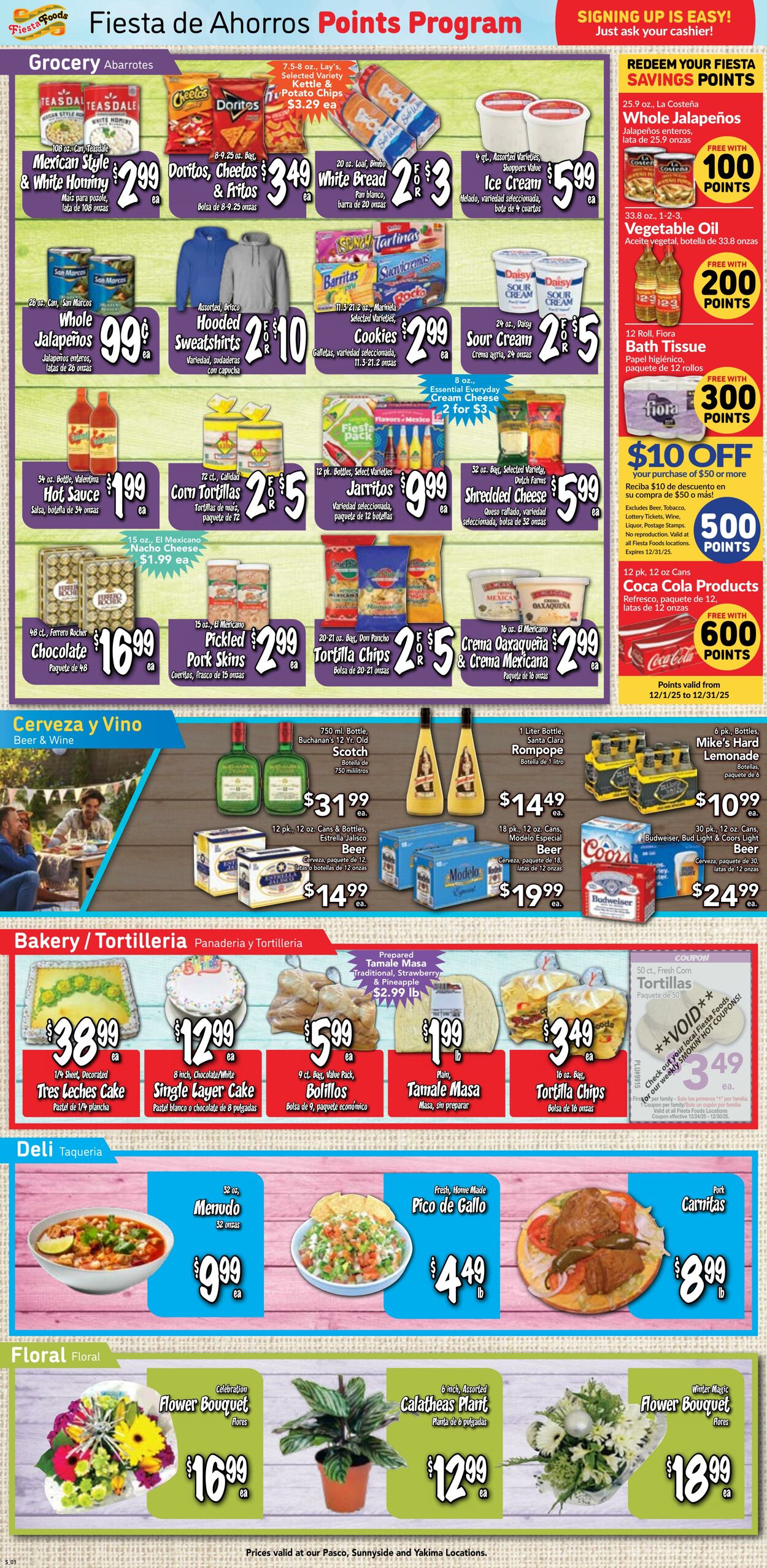 Weekly ad Fiesta Foods 12/24/2025 - 12/30/2025