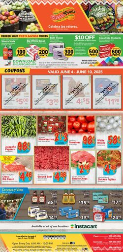 Weekly ad Fiesta Foods 06/04/2025 - 06/10/2025