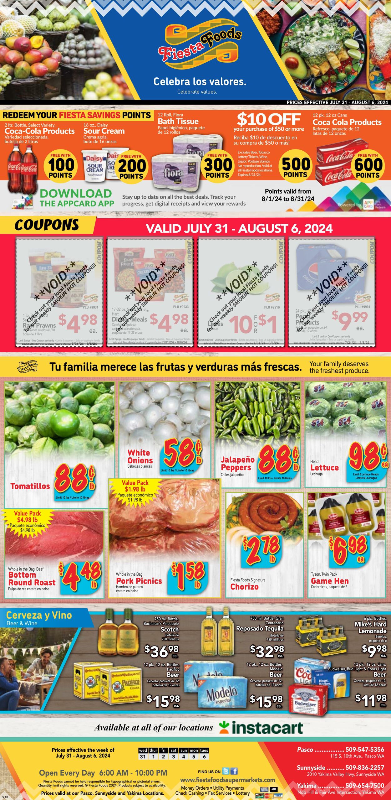 Weekly ad Fiesta Foods 07/31/2024 - 08/06/2024