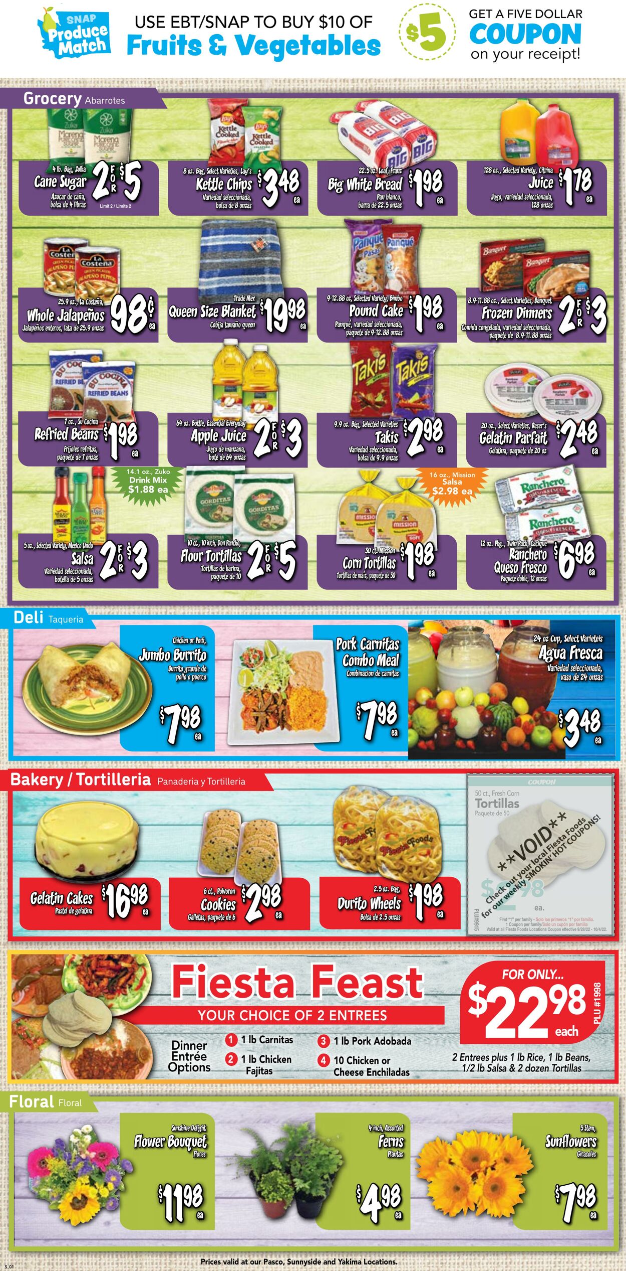 Weekly ad Fiesta Foods 09/28/2022 - 10/04/2022
