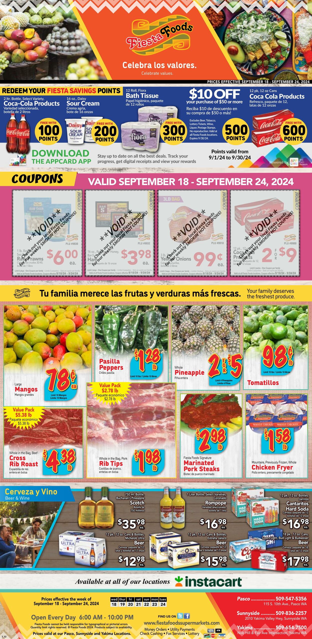 Weekly ad Fiesta Foods 09/18/2024 - 09/24/2024