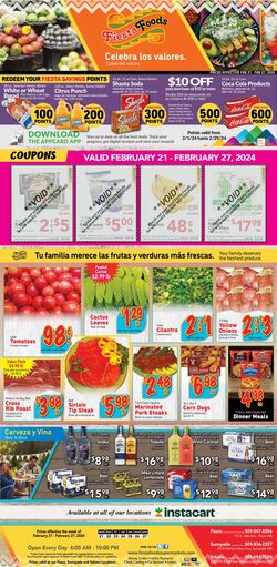 Weekly ad Fiesta Foods 02/07/2024 - 02/13/2024