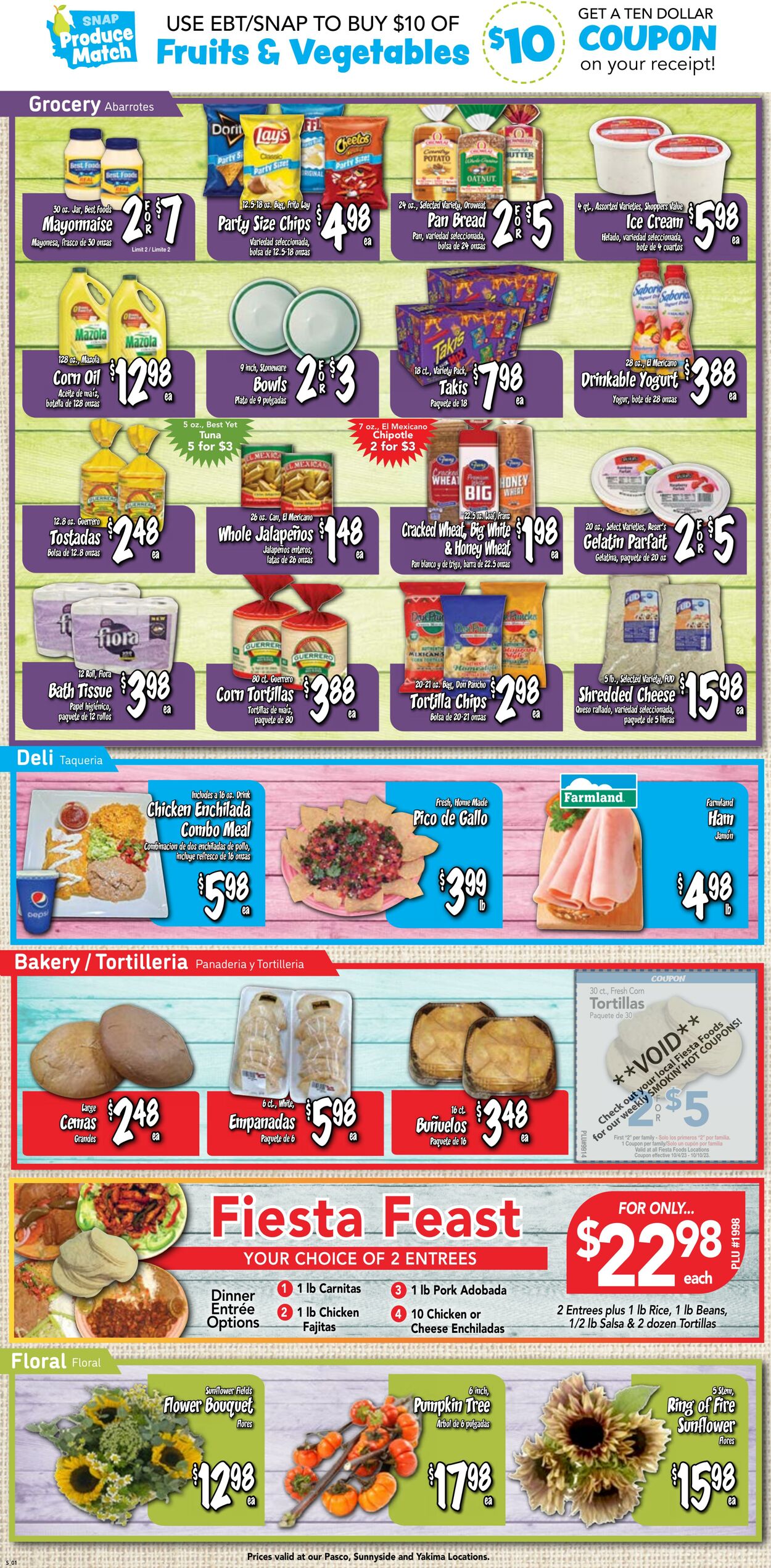 Weekly ad Fiesta Foods 10/04/2023 - 10/10/2023