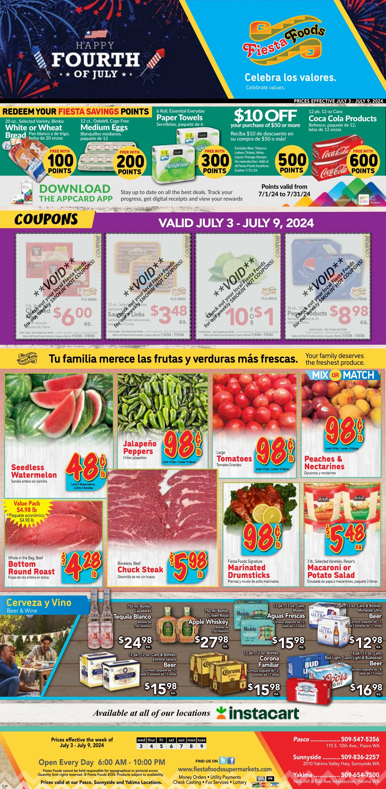 Weekly ad Fiesta Foods 07/03/2024 - 07/09/2024