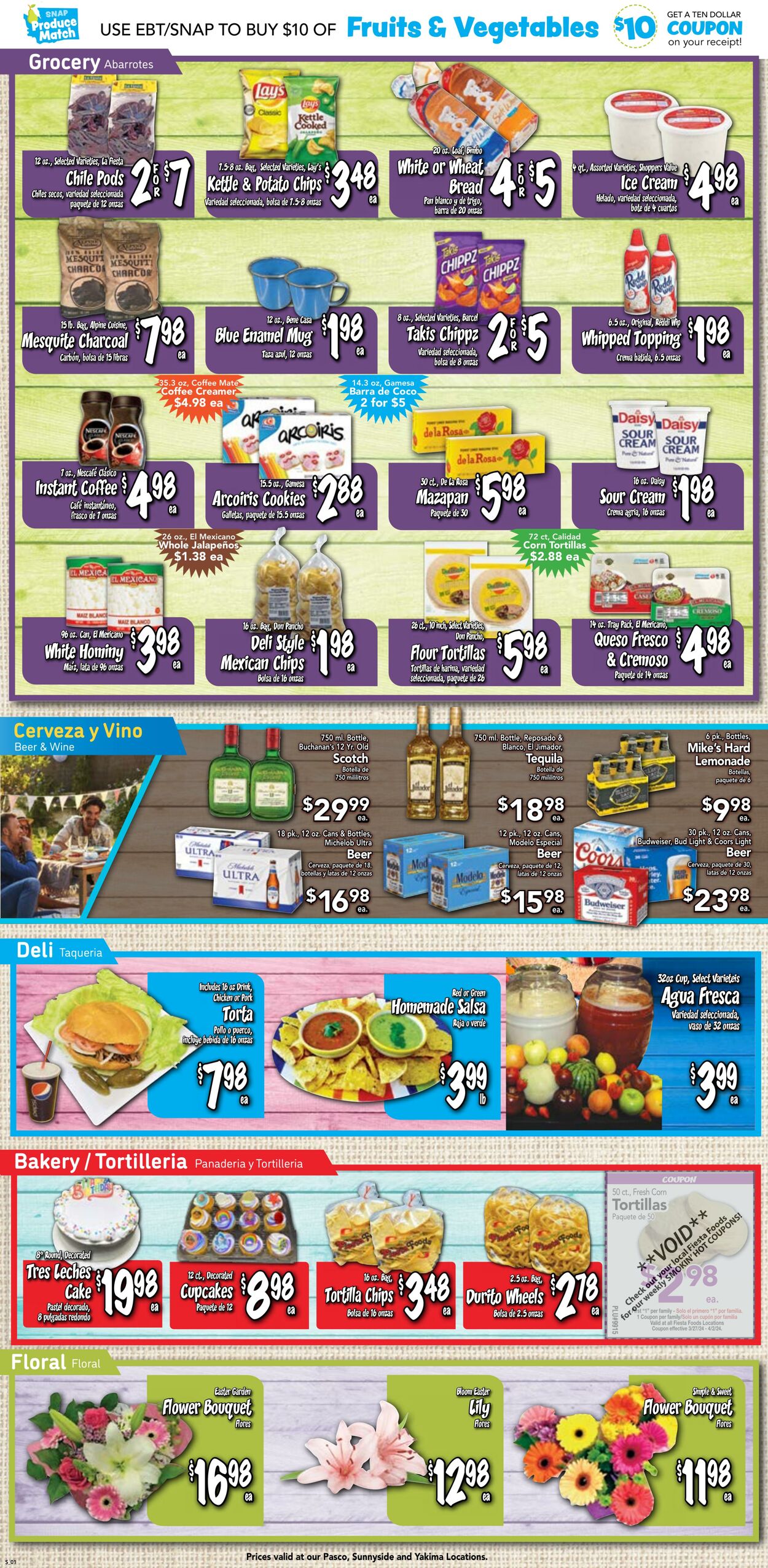 Weekly ad Fiesta Foods 03/27/2024 - 04/02/2024