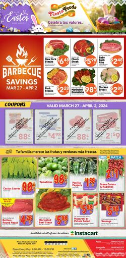 Weekly ad Fiesta Foods 03/27/2024 - 04/02/2024