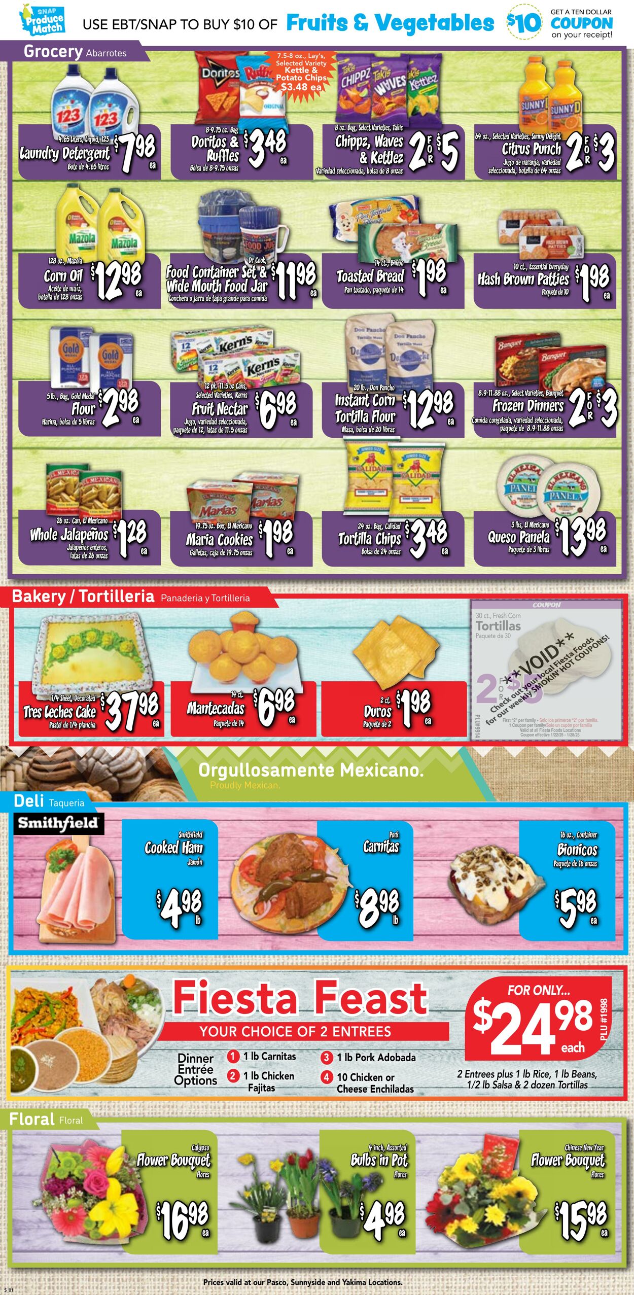 Weekly ad Fiesta Foods 01/22/2025 - 01/28/2025