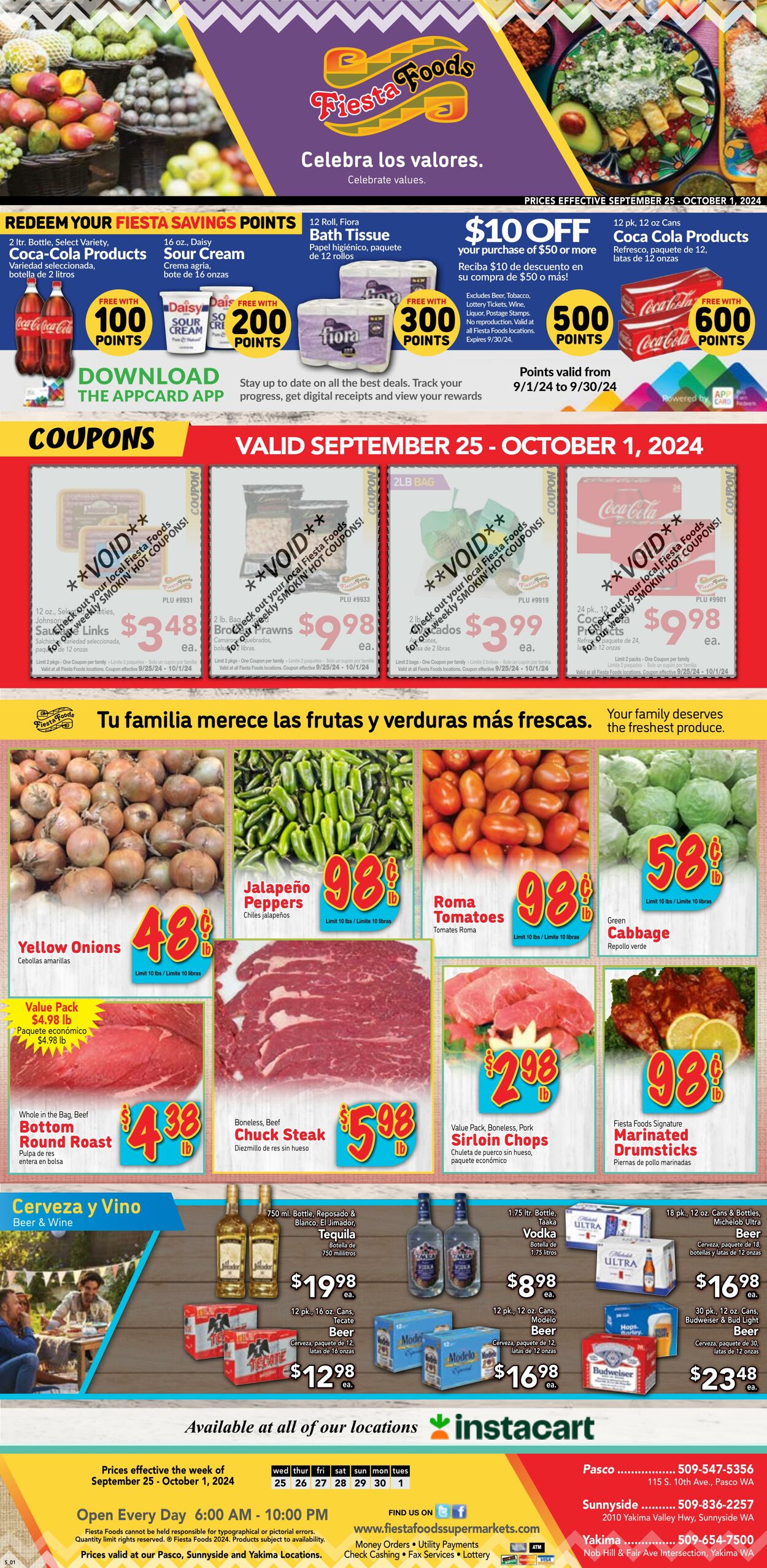 Weekly ad Fiesta Foods 09/25/2024 - 10/01/2024