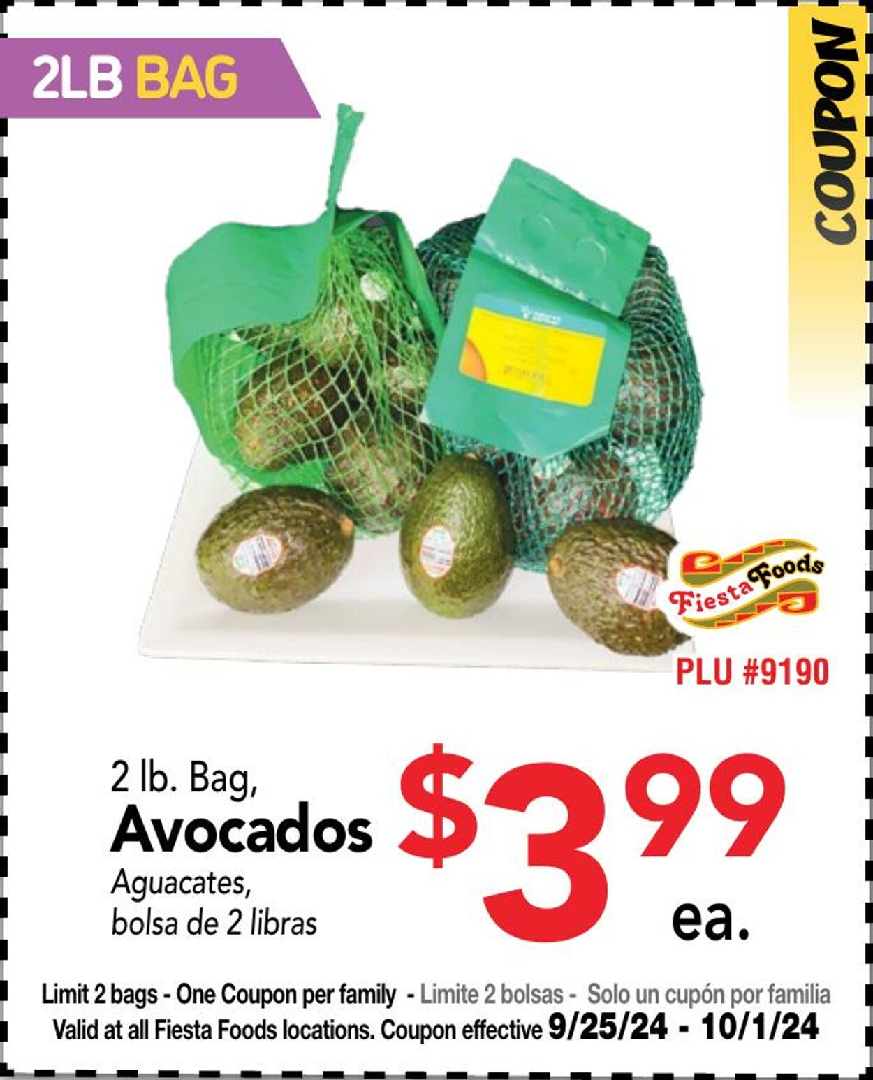 Weekly ad Fiesta Foods 09/25/2024 - 10/01/2024