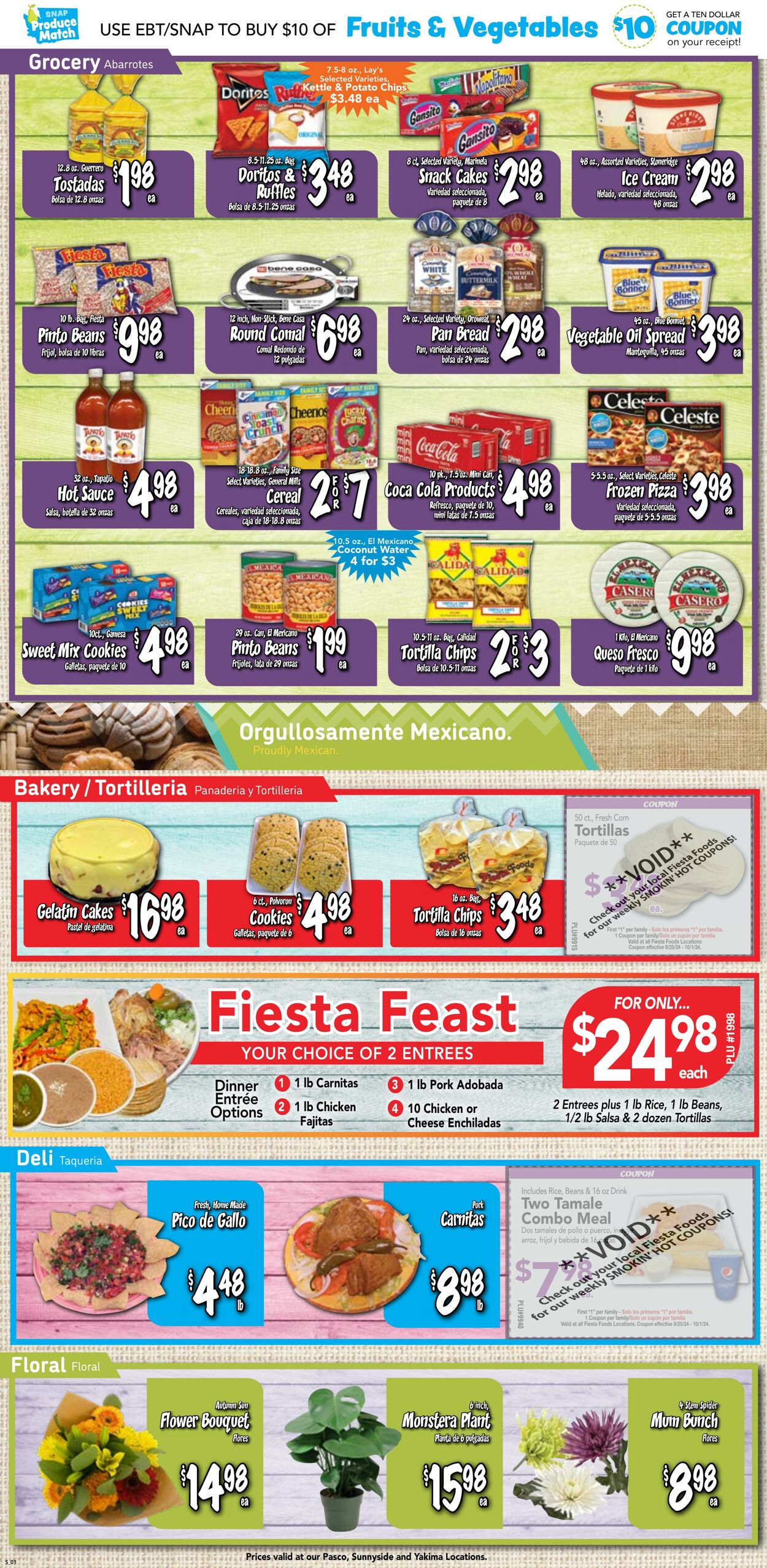 Weekly ad Fiesta Foods 09/25/2024 - 10/01/2024