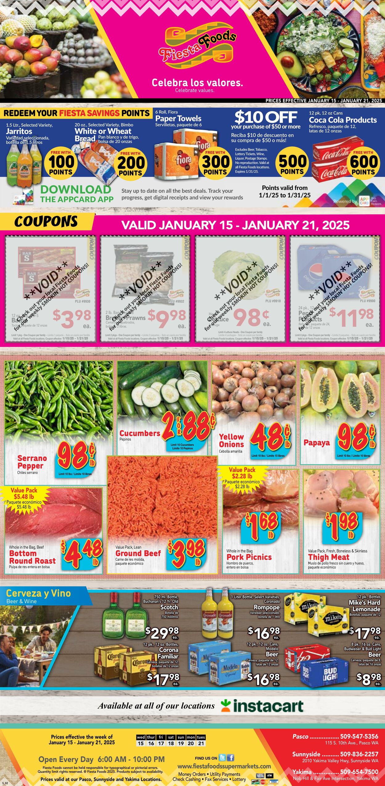 Weekly ad Fiesta Foods 01/15/2025 - 01/21/2025