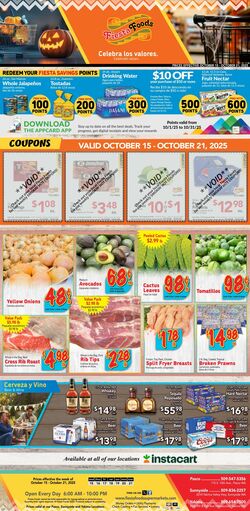 Weekly ad Fiesta Foods 10/15/2025 - 10/21/2025