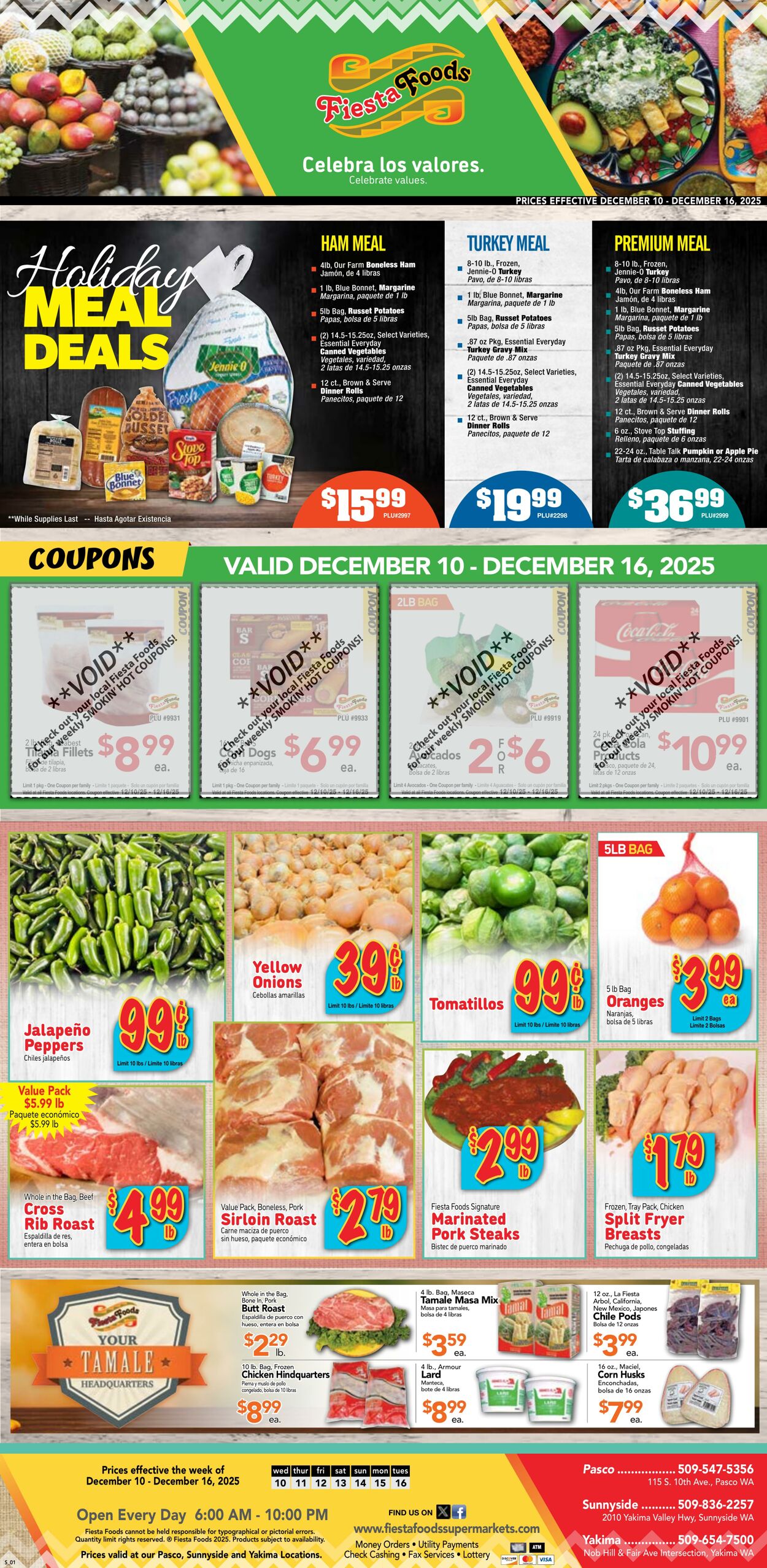 Weekly ad Fiesta Foods 12/10/2025 - 12/16/2025