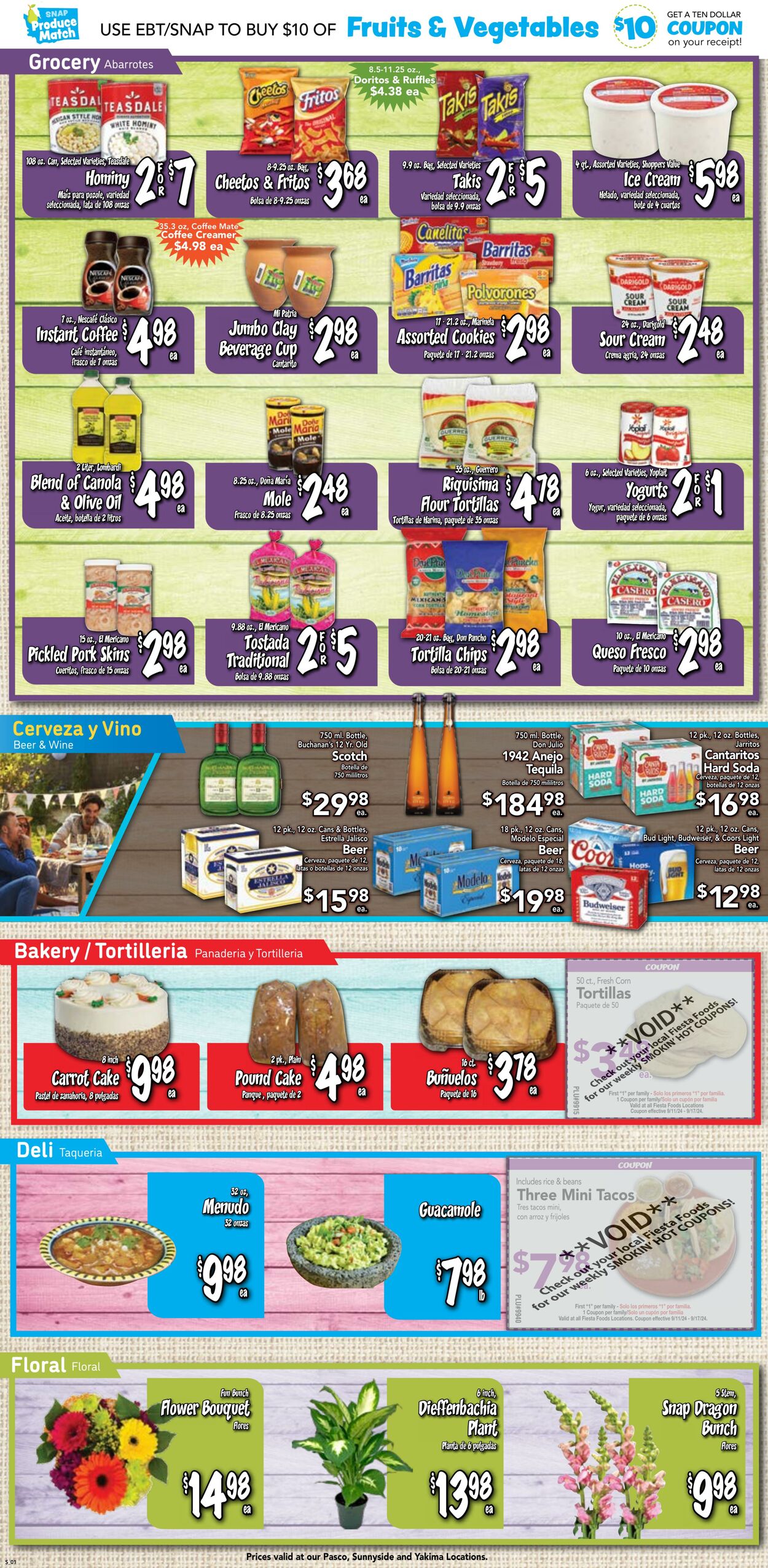 Weekly ad Fiesta Foods 09/11/2024 - 09/17/2024