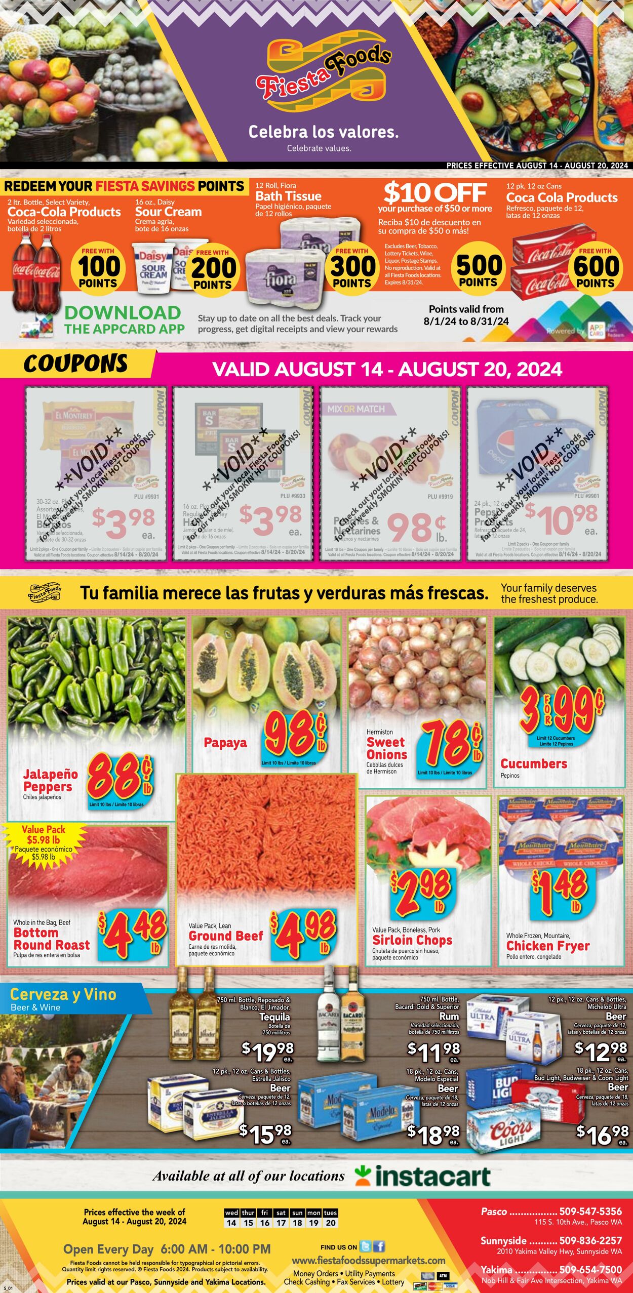 Weekly ad Fiesta Foods 08/14/2024 - 08/20/2024