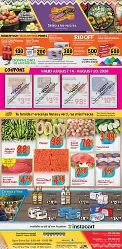 Weekly ad Fiesta Foods 08/28/2024 - 09/03/2024